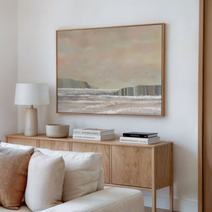 Ocean Bloom - Limited edition canvas print by DT Art Studio., Australian abstract coastal wall art