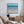Coastal Azure canvas print in floating frame – abstract crystal blue seascape wall art Australia