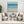 Coastal Azure abstract coastal canvas print in oak floating frame styled in neutral living room – DT Art Studio.
